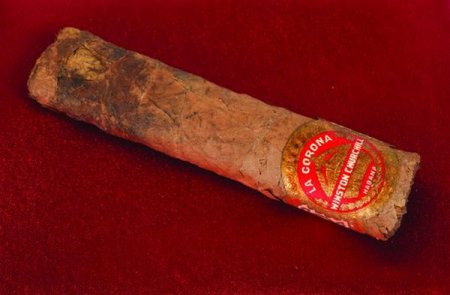 Окурок сигары Уинстона Черчилля продан на аукционе за 12 тысяч долларов
