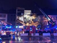 Мощный взрыв в Антверпене разрушил дом с пиццерией
