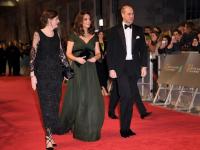 Беременная Кейт Миддлтон пришла на церемонию BAFTA в темно-зеленом платье (фото)