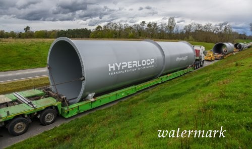 Трубы системы Hyperloop