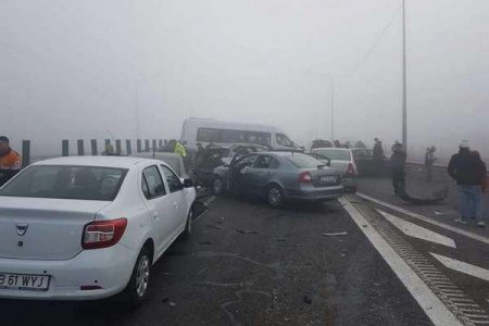 ДТП в Румынии: 29 покореженных машин и десятки пострадавших (фото, видео)