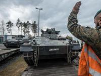 Немецкие БМП и танки прибыли в Литву