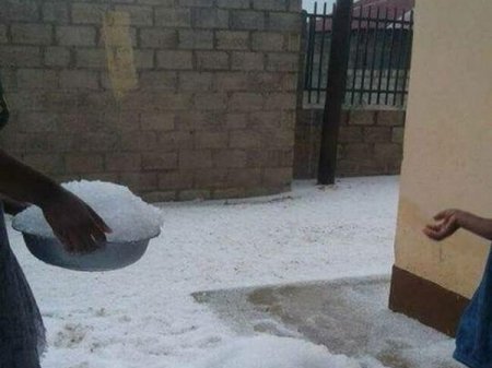 В Африке выпал снег (фото)