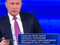 "Путин, ты правда считаешь, что народ верит в этот цирк с подставными вопросами?" (фото)