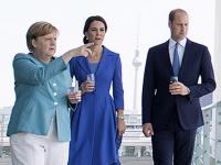Когда жена принца Уильяма призналась, что не знает немецкого языка, Ангела Меркель перешла на английский