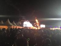 В Барселоне из-за пожара эвакуировали 22 тысячи человек на музыкальном фестивале (фото, видео)