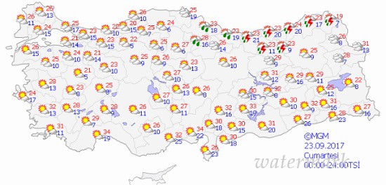 Какая погода ожидается в Турции в бархатный сезон?