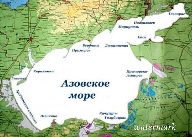 Киевские власти поручили углубить Азовское море