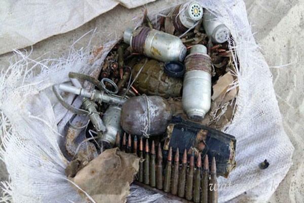 На Донетчине в частном гараже нашли большенный арсенал оружия(фото)