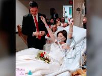 Больная раком американка вышла замуж прямо в больнице и умерла 18 часов спустя после свадьбы (фото)