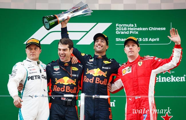 Формула-1. Даниэль Риккардо – победитель Гран-при Китая