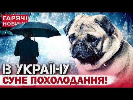 РІЗКА ЗМІНА ПОГОДИ: Україну накриють дощі, сильний вітер та похолодання