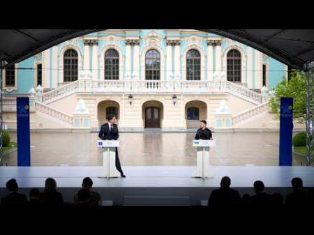 Спілкування Володимира Зеленського і Марка Рютте з медіа після засідання Ради Україна – НАТО в Києві