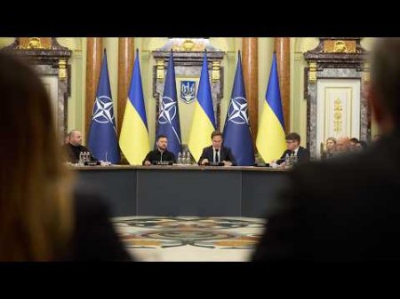 Звернення Володимира Зеленського до учасників засідання Ради Україна – НАТО в Києві